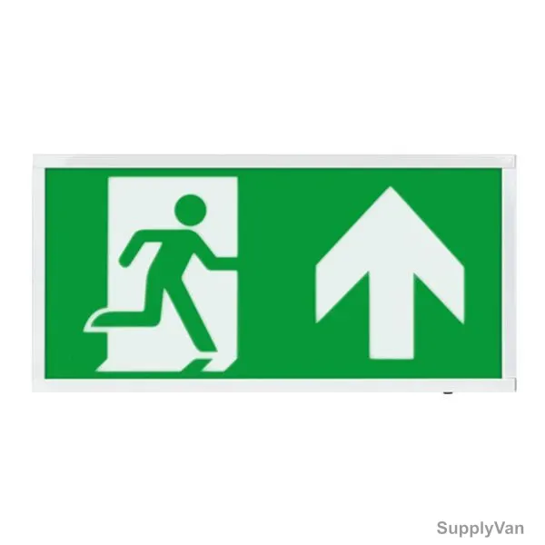 ESP Wall Mounted Emergency Exit Sign Board With Light, Duceri, LED, 3W, 5500K, Cool White, Up Legend