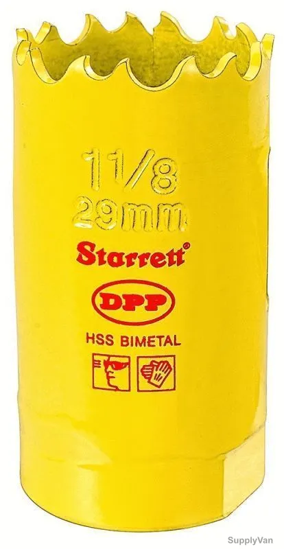 Starrett Dual Pitch Professional Hole Saw, DH0118, 29mm