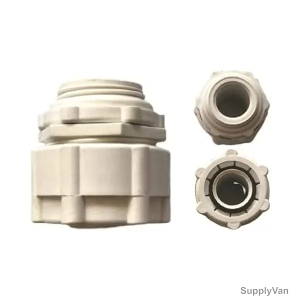 PVC Flexible Adapter, 20MM Inner Dia, White, 100 Pcs/Pack