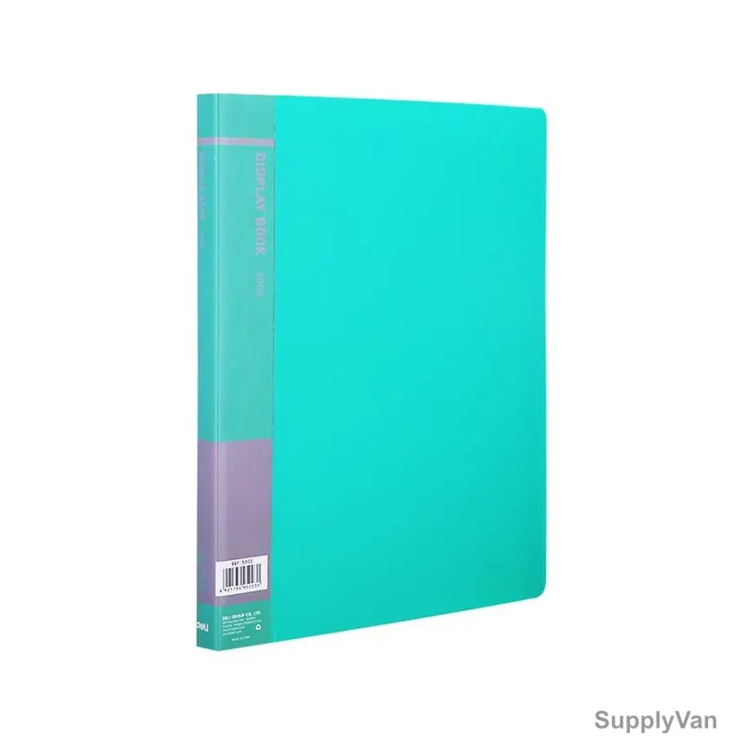 Deli Display Book, E5001, 10 Pockets, Green