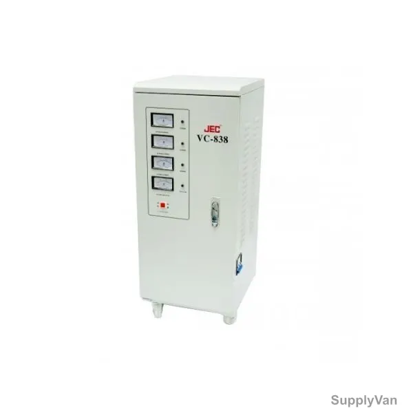 JEC Automatic Voltage Regulator, VR-838, 10000W, White