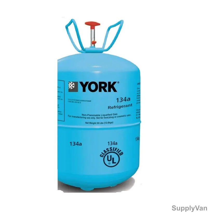 York Refrigerant Gas, R-134A, 13.6 Kg, Blue