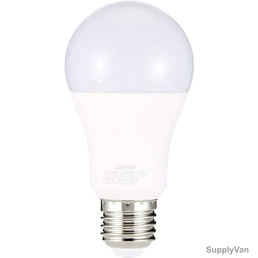 Osram LED Bulb, AC08921, Classic A, 11W, 2700K, Warm White, 4 Pcs/Pack