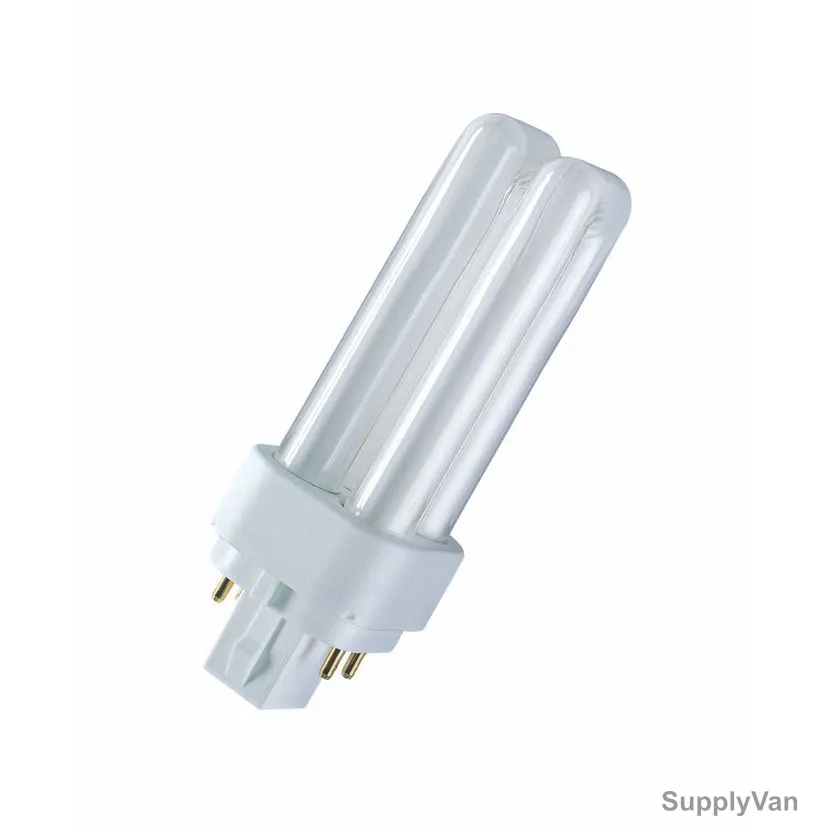 Osram Fluorescent Lamp, Dulux D-E, 18W, G24q-2, 6500K, Lumilux Cool Daylight — image 1