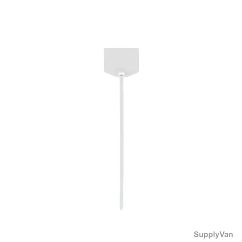 Label Cable Tie, Polypropylene, 150MM Length, White, 100 Pcs/Pack