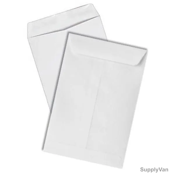 Business Envelope, Paper, White, 10 Pcs/Pack