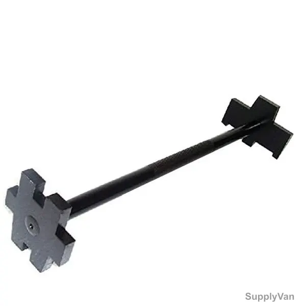 Drum Cap Opener, 95 x 330MM, Carbon Steel, Black — image 1