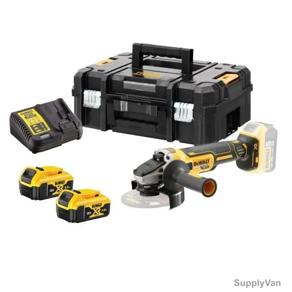 Dewalt Cordless Angle Grinder, DCG405P2-GB, 18V, 125MM — image 1
