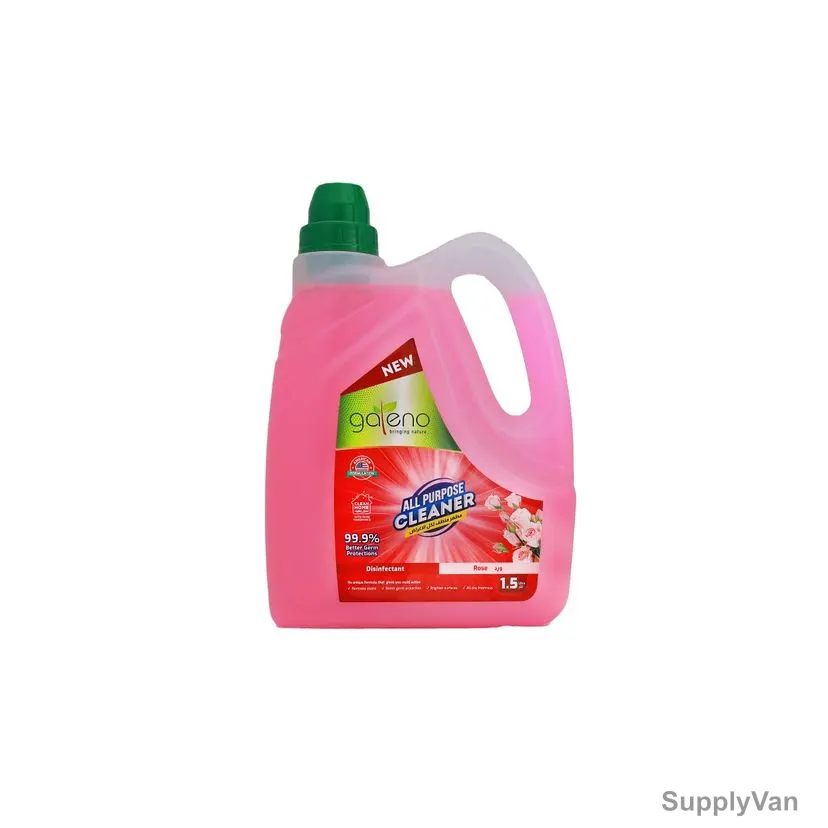 Galeno Disinfectant All Purpose Cleaner, GAL0528, Rose, 1.5 Ltrs — image 1