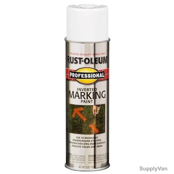 Rust-Oleum Inverted Marking Paint Spray , 2592838, PROFESSIONAL, 425G, White