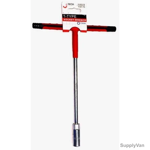 Jetech Socket Wrench With Rubber Handle, TSK-13, 13MM