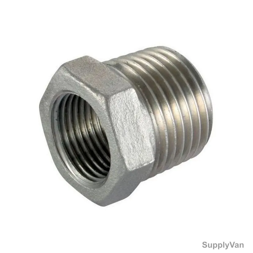 Reducing Bush, Galvanised Iron, 3/4 x 1/2 Inch