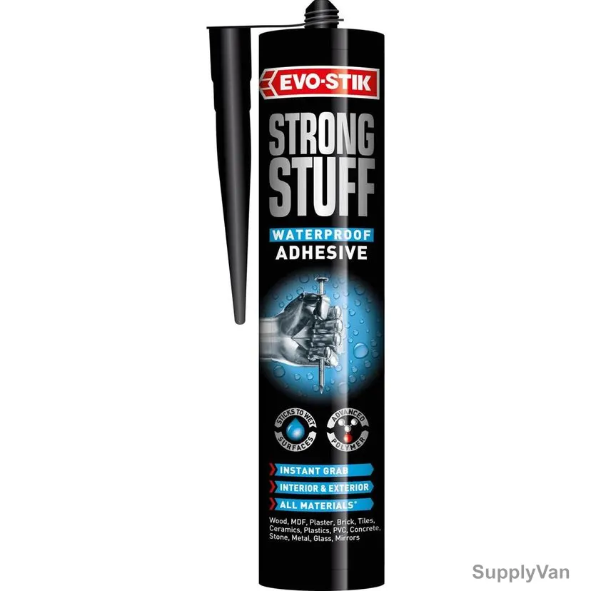 Evo-Stik Strong Stuff Waterproof Sealant, 30619856, 290ML, Off White