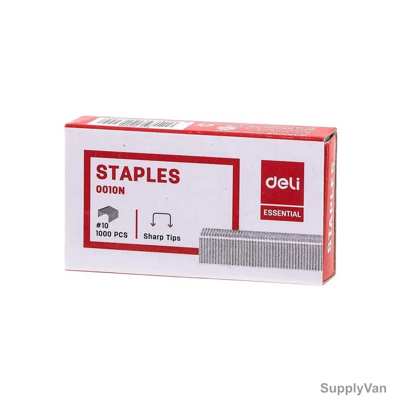 Deli Staple, E0010N, N10, 1000 Pcs/Pack