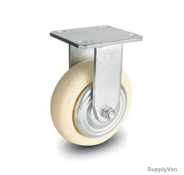 NSF Germany Fix Plate Caster, 8-3133200, Heavy Duty, 20CM, 410KG