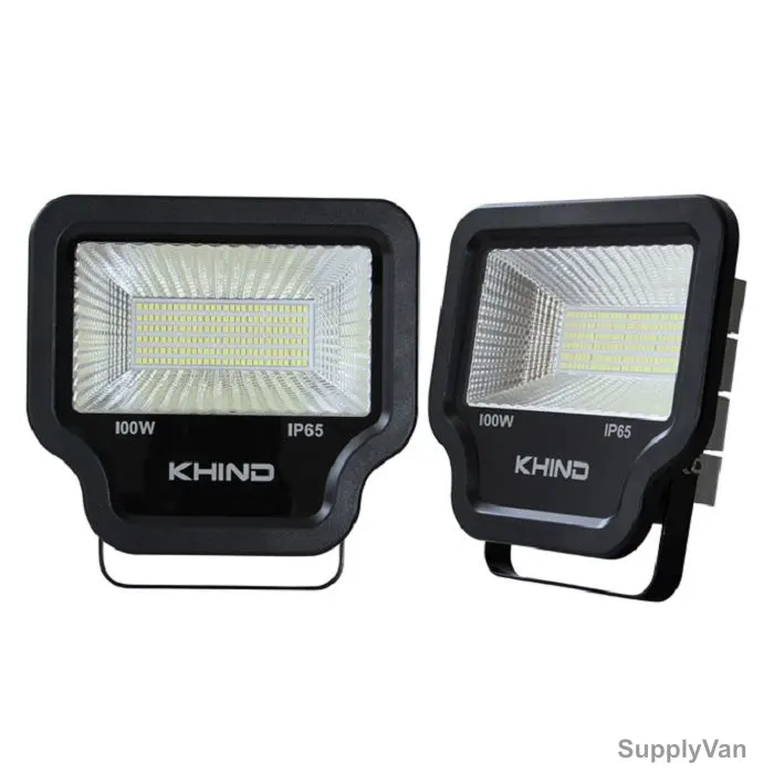 Khind LED Floodlight, KH-FL-YODA-100W, 100W, IP65, 6000K, Cool Daylight
