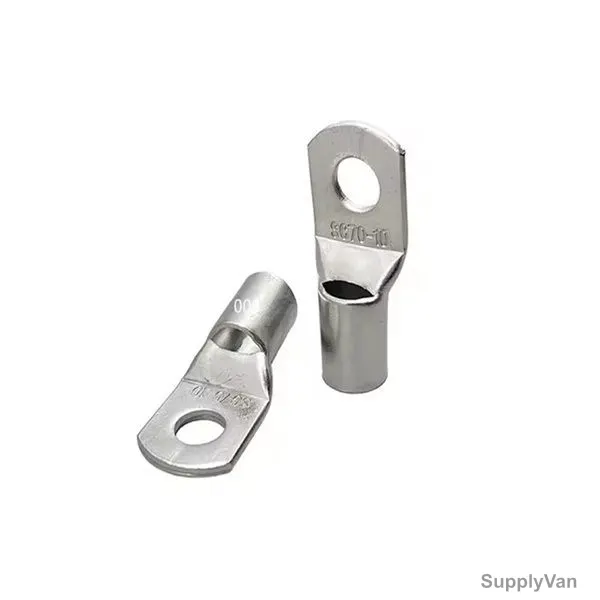 Cable Lug, Copper, 70 SQ.MM x 10MM Stud Size, Tin Plated, 50 Pcs/Pack