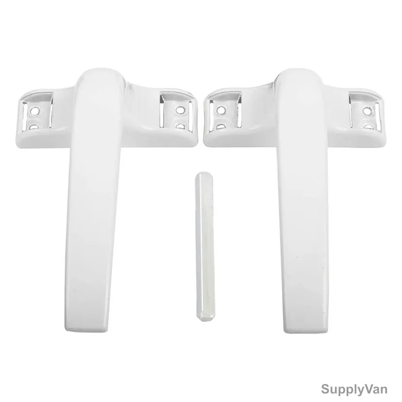 Dorfit Powder Coated Door Handle, DTADH237-WH, Aluminium, White — image 1