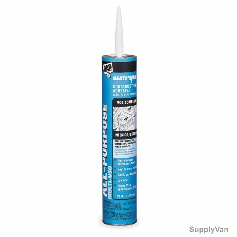 Dap DynaGrip Construction Adhesive, 27502, 28 Oz, White