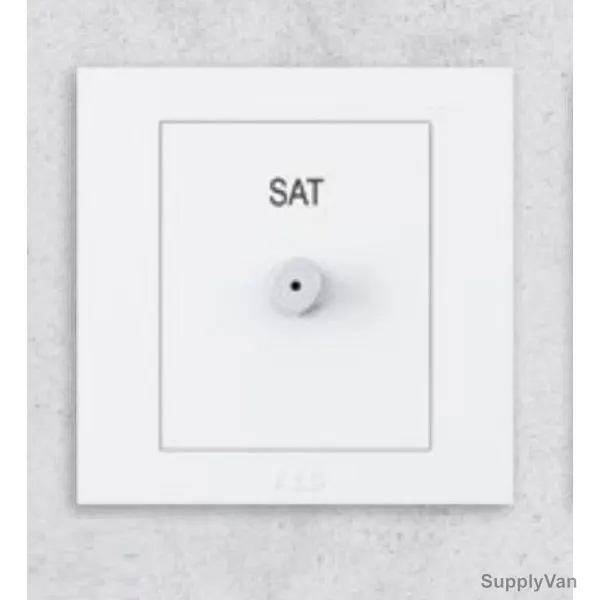 ABB Sat Socket, BH307, Kalo, 1 Gang, F-Type