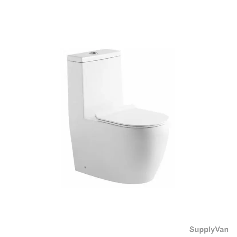 Sonet Single-Piece S-Trap Water Closet, 1061, Arc, Ceramic, 81CM Height x 70CM Width x 37CM Length, White