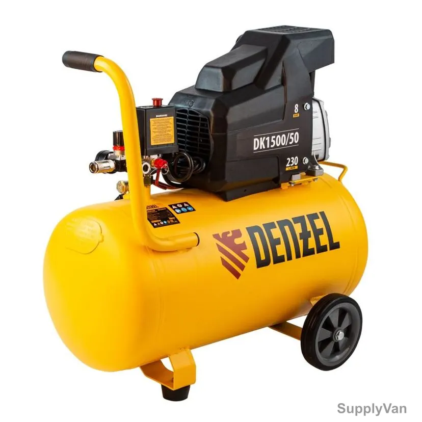Denzel X-Pro Air Compressor, DK1500-50, 1500W, 8 Bar, 50 Ltrs