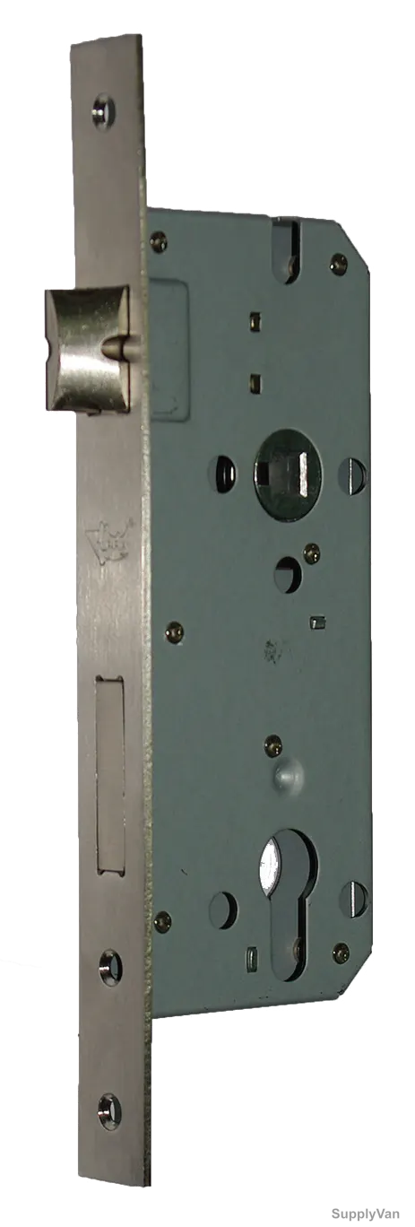 Tuf-Fix Mortise Door Lock, 11T101-SN, Satin Nickel Plated Steel, 45 x 85MM, Silver — image 1
