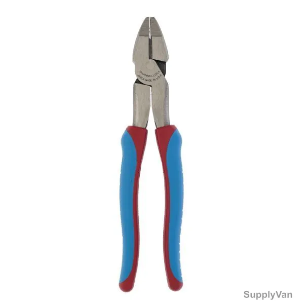 Channellock Code Blue XLT Round Nose Linemen's Plier, CL-369, 9.63 Inch — image 1