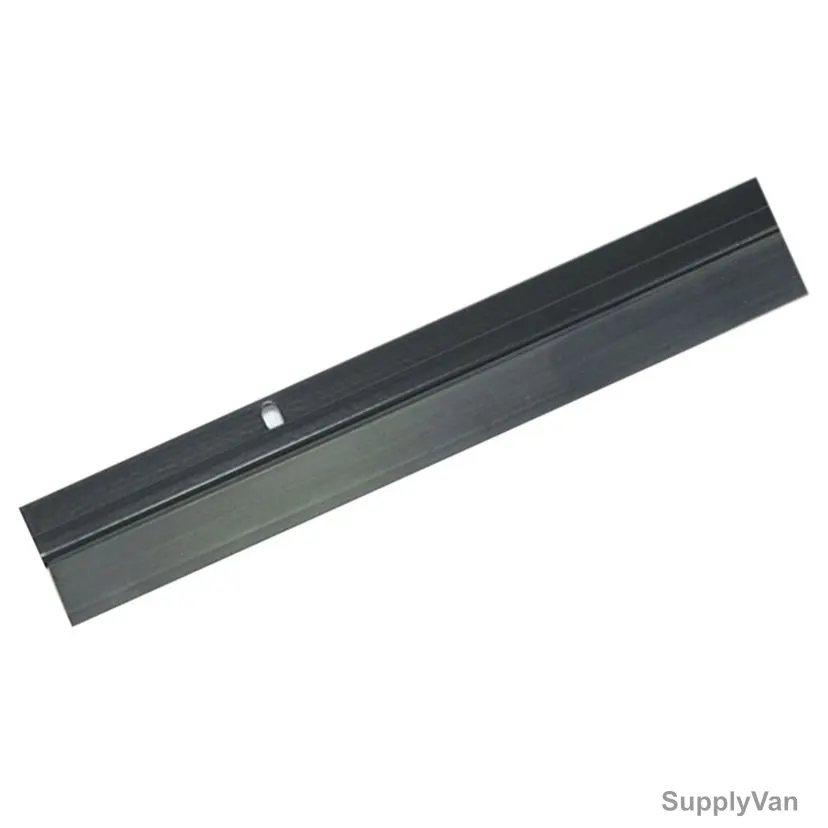 Door Brush, 1 Mtr, Aluminium and Rubber, Black