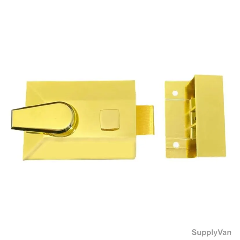 Dorfit Night Latch, DTNL089-GP, 6.7CM Width x 9.1CM Length, Gold