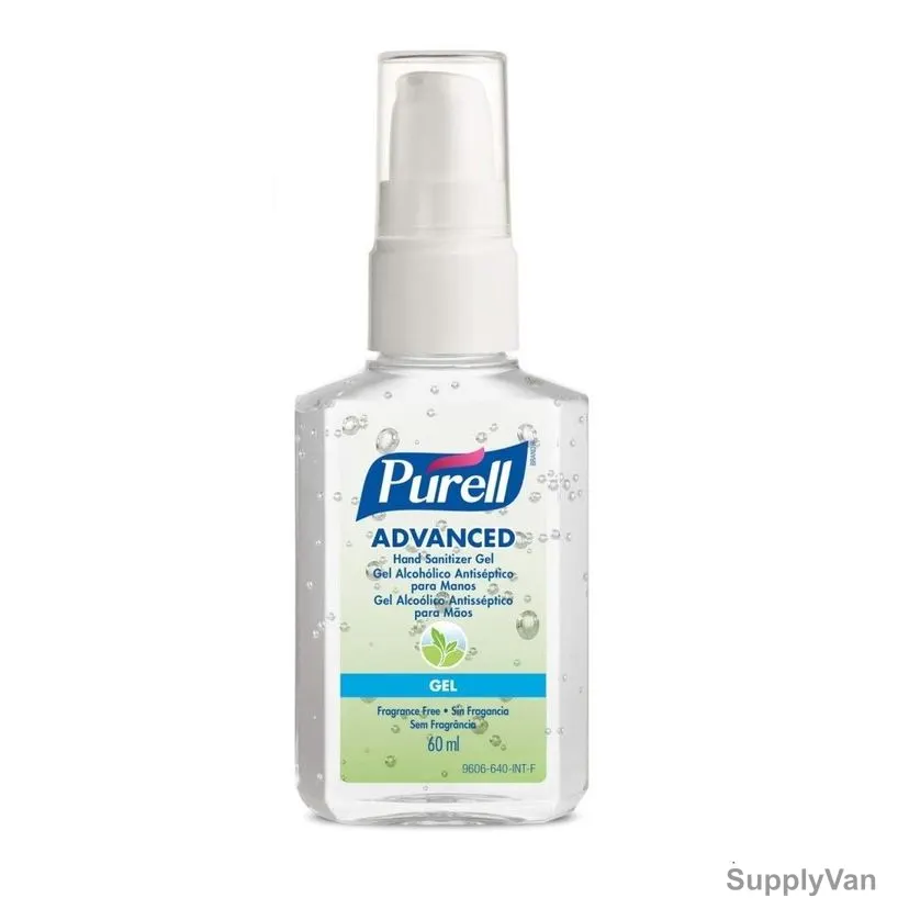 Purell Advanced Gel Hand Sanitizer, 9606-24, 59ML