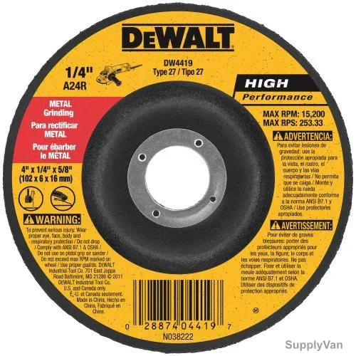 Dewalt Cutting Disc, 4 Inch, 1MM
