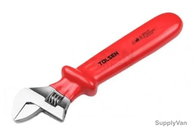 Tolsen Insulated Adjustable Wrench, V40525, 250MM Length