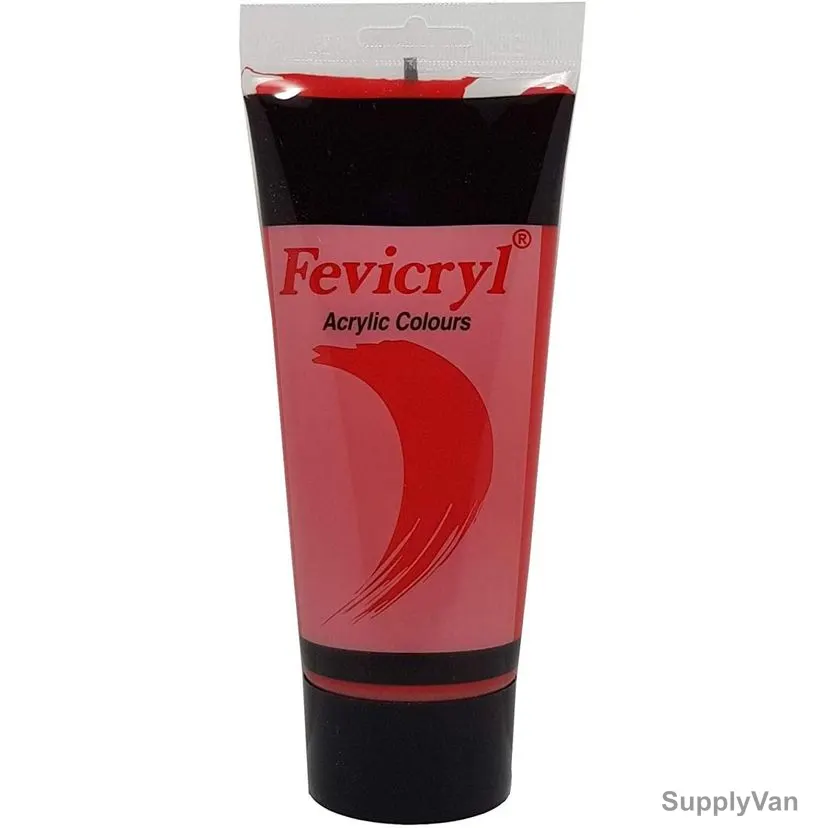 Pidilite Acrylic Color, AC10, Fevicryl, 200 ML, Cadmium Red