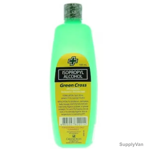 Green Cross Anti-Septic Disinfectant, 70% Isopropyl Alcohol, 500ML