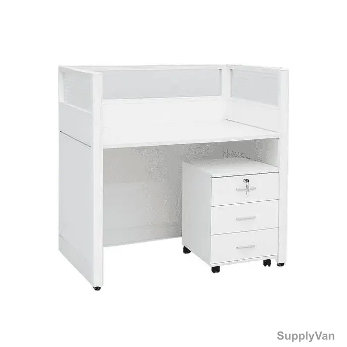 Cubicle Workstation, EG-235, 110CM Height x 60CM Width x 100CM Length, White