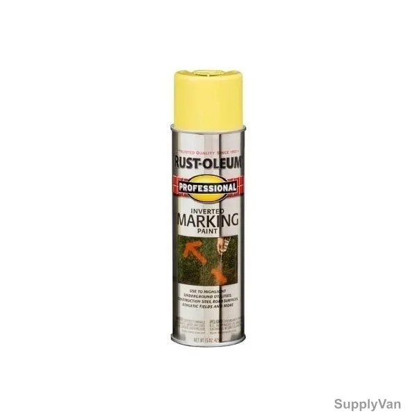 Rust-Oleum Inverted Marking Paint Spray , 2544838, PROFESSIONAL, 425G, Yellow