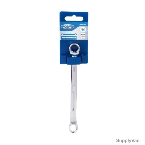 Ford Double Ring Spanner, FHT-EI-039, 10 X 11MM, Silver