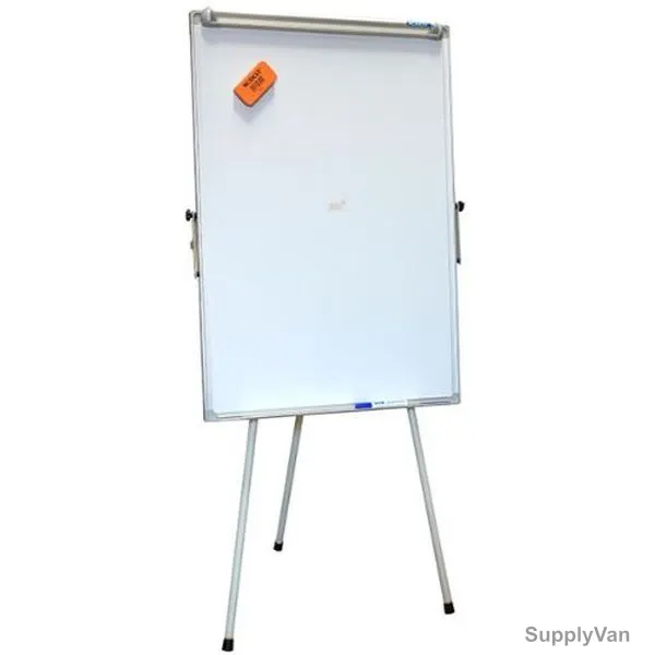 Modest Flip Chart Board With Adjustable Tripod, F16, 70CM Width x 100CM Length, White — image 1