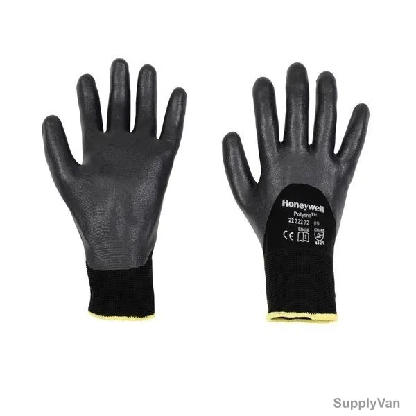 Honeywell Gloves, TNA, POLYTRIL, Size10, Grey, PK20