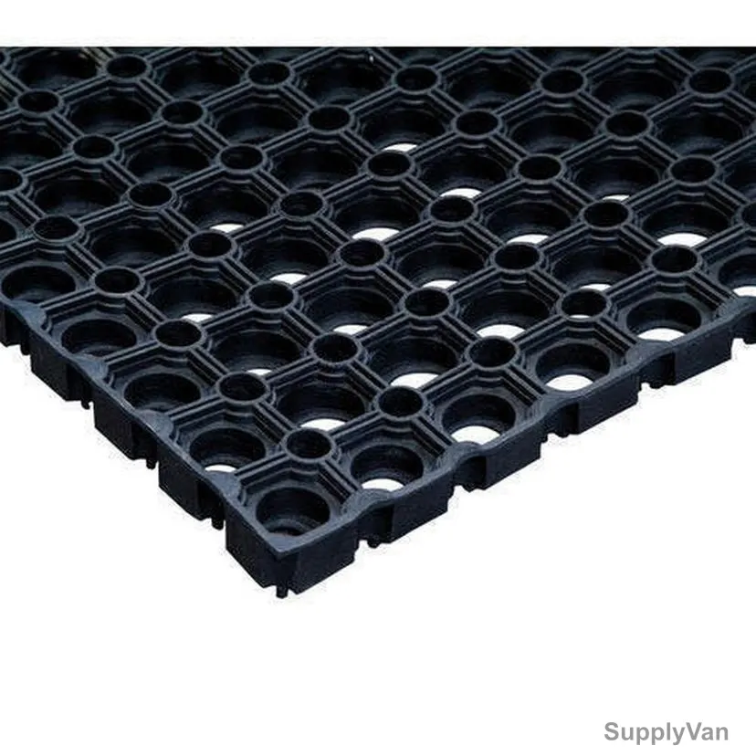 Terrain Hollow Mat, Rubber, Rectangle, 150 x 100CM, Black — image 1