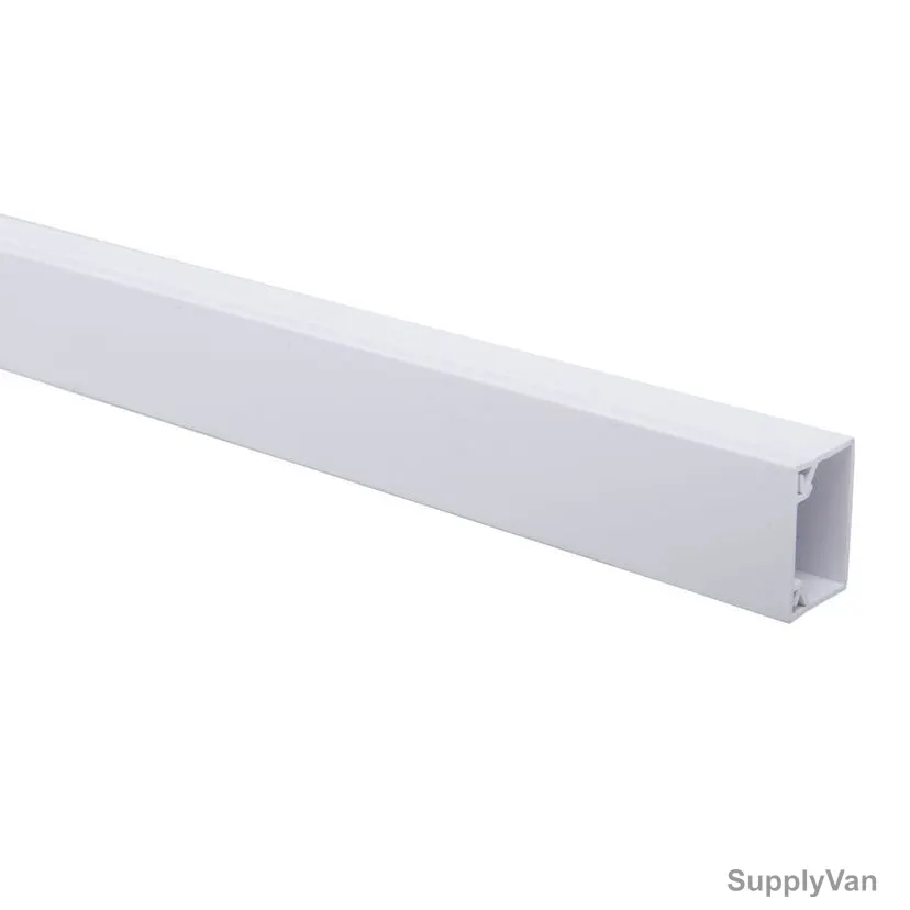 Precision Self Adhesive Trunking, PVC, 16MM Height x 25MM Width x 2 Mtrs Length