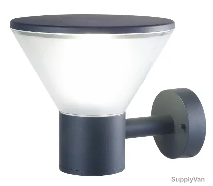 Syv Wall Light, Mush Wall, 18W, Dark Grey