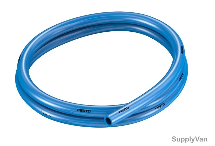 Festo Plastic Tubing, PUN-H-12X2-BL, 8MM Inner Dia x 12MM Outer Dia, 50 Mtrs Length, Blue — image 1