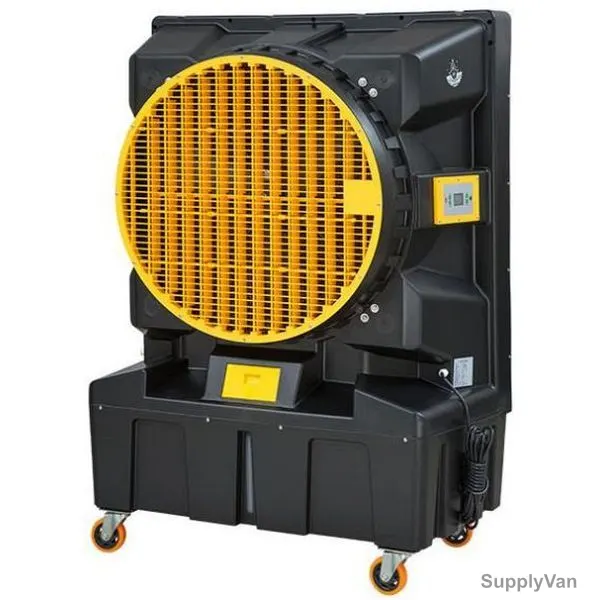 Deaura Evaporative Air Cooler, D18000A, 1100W, 18000 Cu.Mtr/Hr, 120 Ltrs Tank Capacity, Black/Yellow