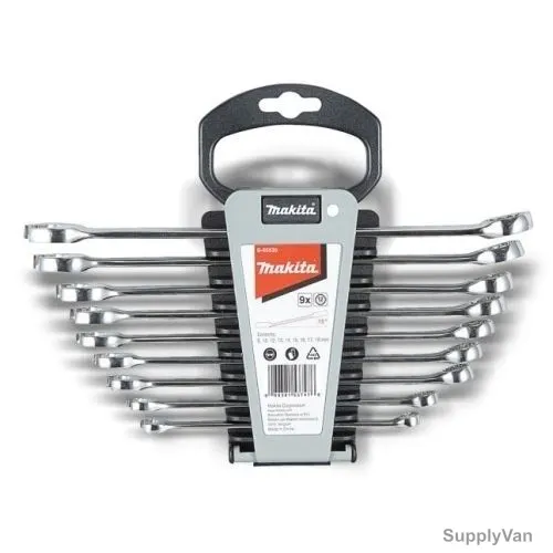 Makita Combination Wrench Set, B-65539, 9 Pcs/Set