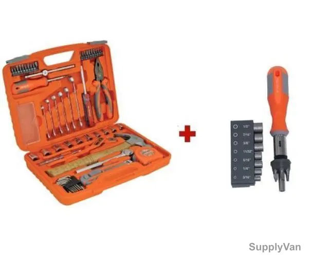 Pro-Tech Professional Tool Set W/ Ratchet Screw Driver Set