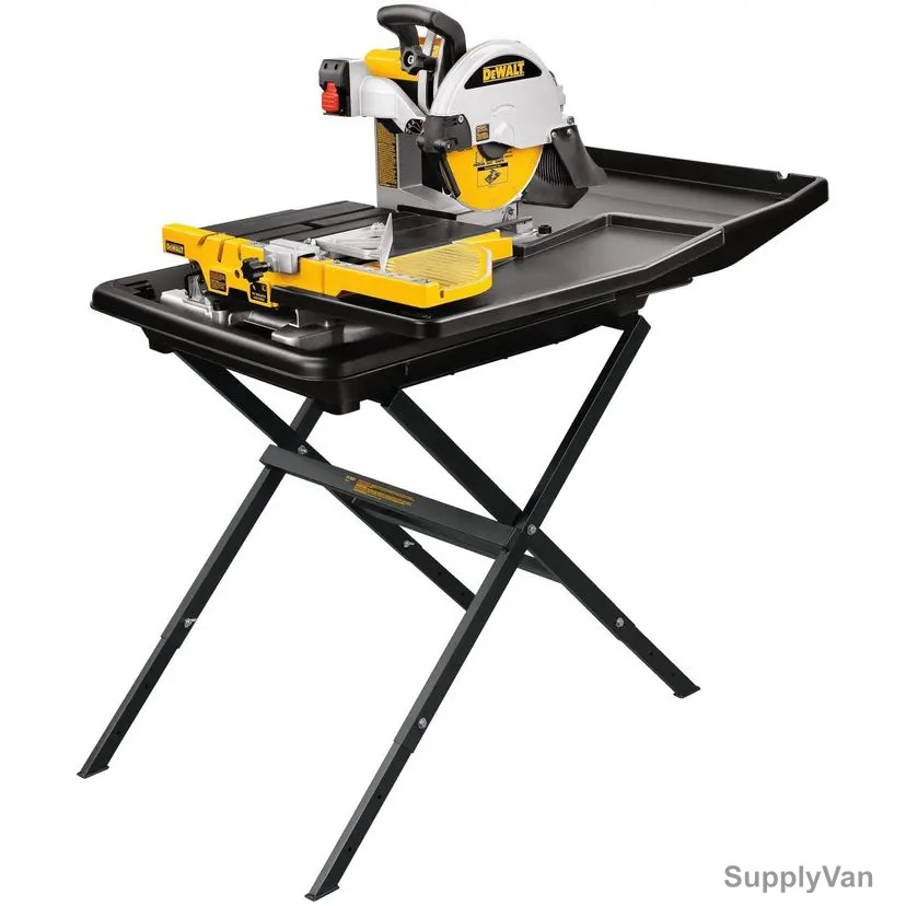 Dewalt Wet Tile Saw With Stand, D24000S-QS, 1600W, 220V — image 1