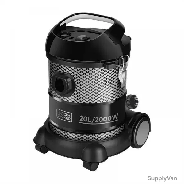 Black and Decker Barrel Vacuum Cleaner, BV2000-B5, 2000W, 20L, Black — image 1