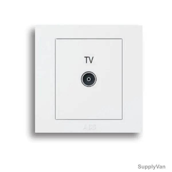 Abb TV Outlet Socket, BH304, Kalo, 1 Gang, 35MM